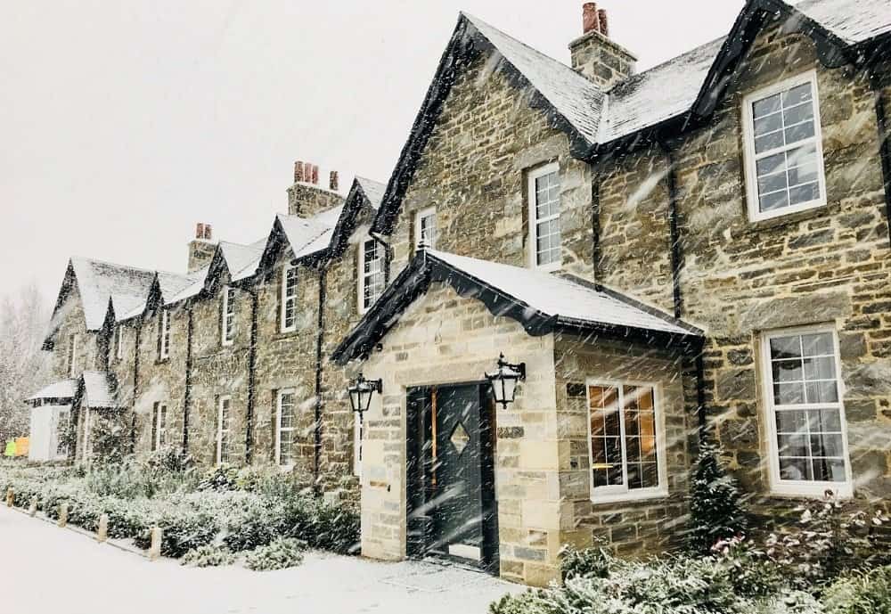 Snow at Dunalastair Hotel