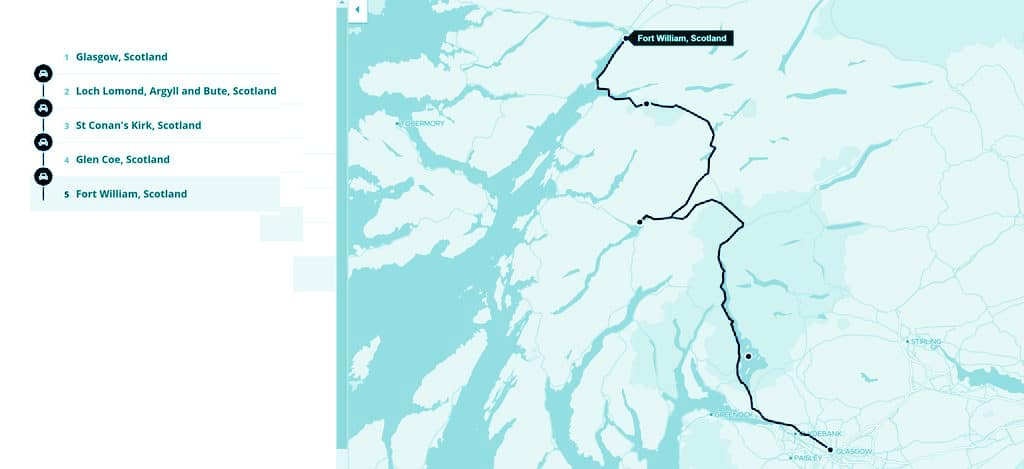 Glasgow To Fort William